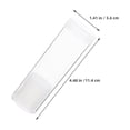 thumbnail image 2 of TEHAUX 20Pcs Clear Plastic Coin Storage Tubes with Foam Interior Secure Screw on Lids, 2 of 8
