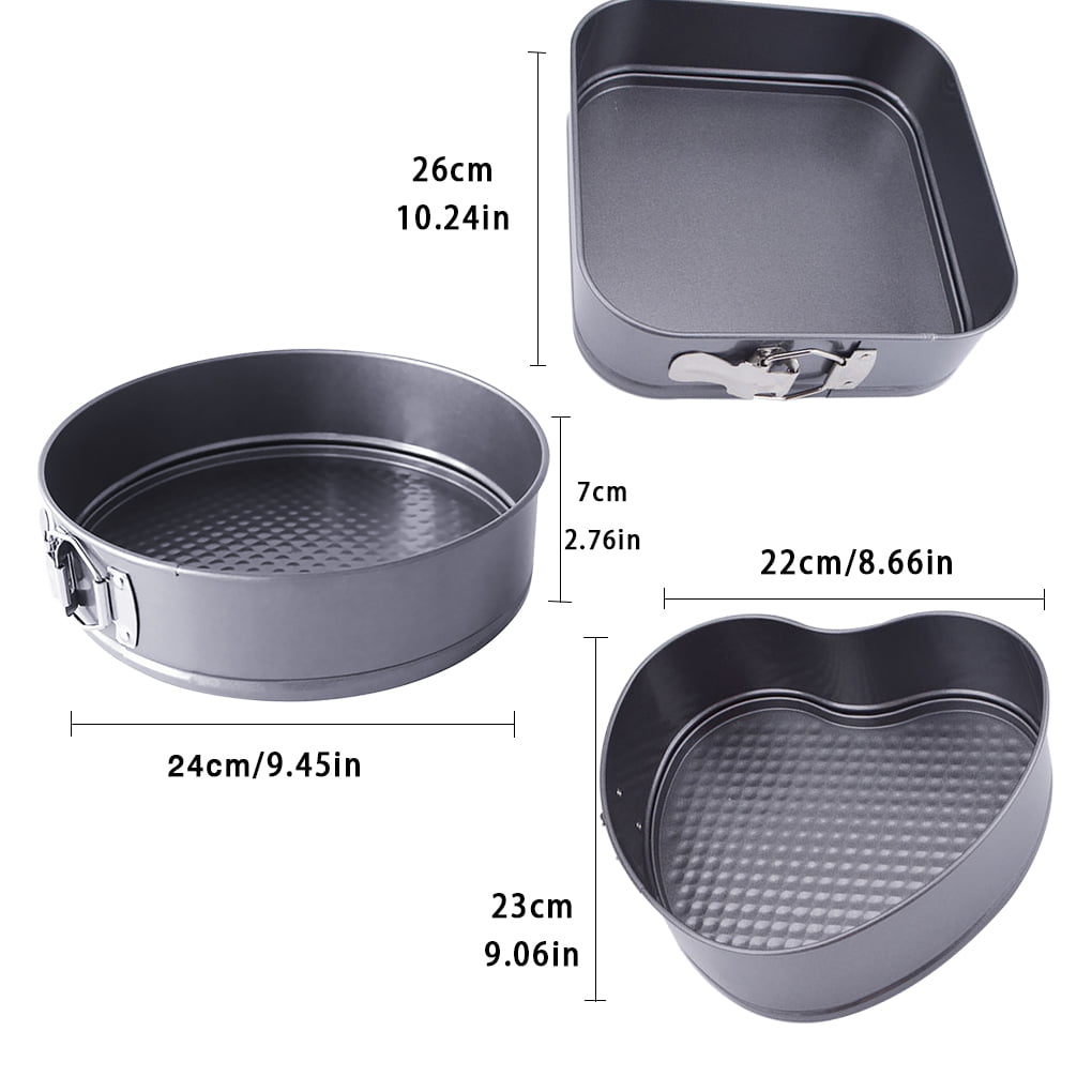 4x 24cm Reusable Non-Stick Black Frying Pan Liner for Healthy Cooking 