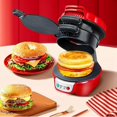 thumbnail image 5 of Osfvolr 2X Burger Press Non-Stick Multifunction Customize Ingredients for English Muffins Croissants Mini Waffles US Plug, 5 of 8
