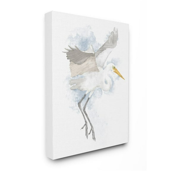 Stupell Industries White Stork Open Wings Simple Animal Illustration Designed by Jade Reynolds
