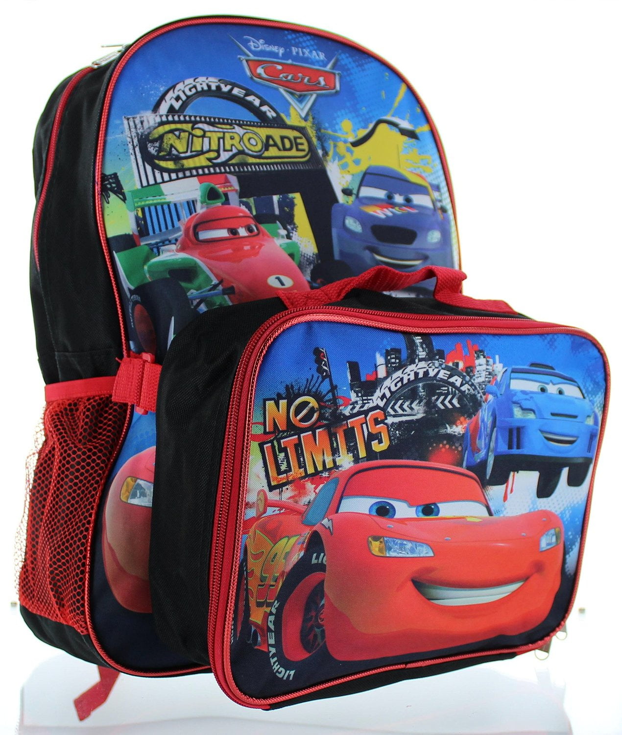 Disney Pixar Cars 15 Backpack with Lunch Bag Walmart