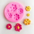thumbnail image 5 of 1Pcs Roses Mold Flower Silicone Cake Molds Chocolate Sugarcraft Decorating Tools,Mini Flower Chocolate Fondant Mold for Cake Decoration Candy Cupcake Topper Cake Polymer Clay Crafts, 5 of 9