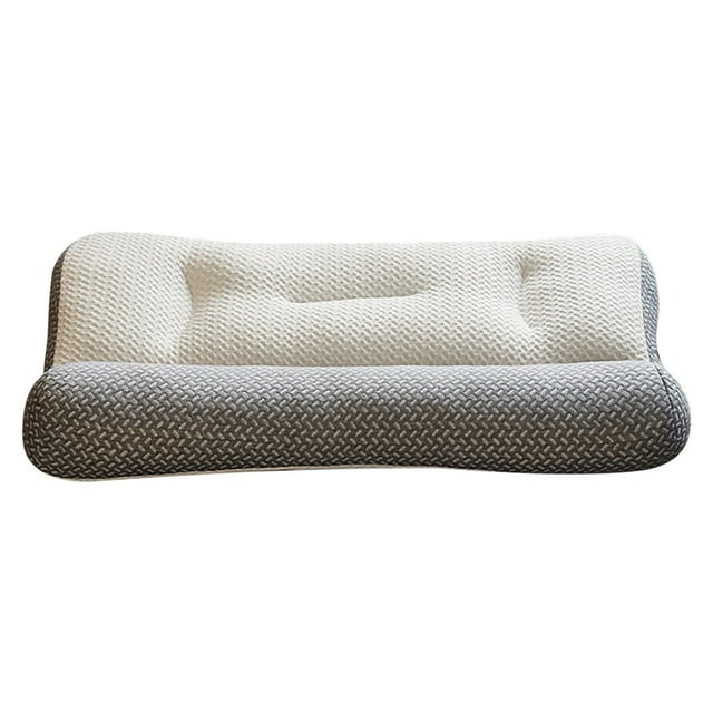 Ergonomic Orthopedic Pillow For All Sleeping Positions Cylindrical White 18.9 in x 29 in With Removable Machine Washable Cover