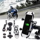 thumbnail image 4 of Soporte para teléfono móvil para motocicleta y bicicleta con toma de cargador USB, soporte tipo X para teléfono móvil con interruptor, 4 of 6
