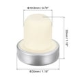 thumbnail image 2 of Unique Bargains 0.78x1.18inch T Shaped Reusable Sealing Wine Stopper Bottle Plugs, Silver 24Pack, 2 of 6