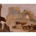 thumbnail image 3 of Jan Ciągliński 18x15 Black Modern Framed Museum Art Print Titled - Samarkand - Bibi-Khanym, Tomb of Tamerlane's Wife. from the Journey to Turkestan (1912), 3 of 5