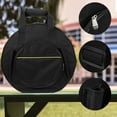 thumbnail image 3 of ETEREAUTY Black Snare Drum Case with Reinforced Buckles and Convenient Drumstick Pocket, 3 of 8
