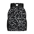 thumbnail image 1 of Balery Numbers Mochila - Mochila Estilosa y Duradera para Laptop de 15 Pulgadas con Tela Oxford Impermeable, 1 of 8