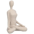 thumbnail image 2 of Figuras de postura de yoga, estatua de postura de yoga, estatua de resina de piedra arenisca nórdica, estatuas de resina para decoración del hogar, uso conveniente, 2 of 8