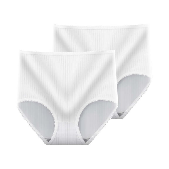 ameIAEA Women's Underwear High Waisted Ladies Panties Soft Full Coverage Stretch Briefs Pack