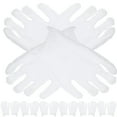 thumbnail image 3 of WRISTBIQUE 10 Pairs White Cotton Work Gloves Reusable Protective Gloves for Daily Use and Safety, 3 of 8