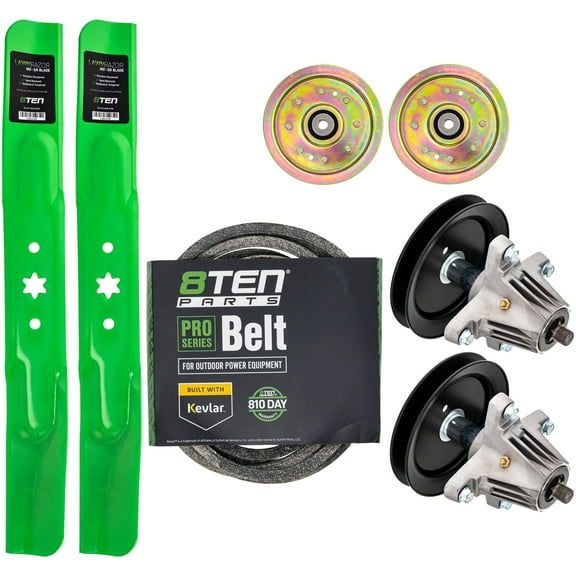8TEN Blade Belt Spindle Idler Kit for MTD Cub Cadet 42 inch LTX1042 MK1005712