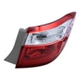 thumbnail image 4 of Astra Depot Right Passenger Side Rear Red Lens Tail Light Brake Stop Light Lamp Cover for 2014-2016 Toyota Corolla (1pc, no bulb), 4 of 7