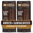 thumbnail image 1 of Desodorante Every Man Jack Amber + Sandalwood 90 ml (paquete de 2), 1 of 9