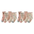 thumbnail image 4 of Calcetines para niñas, bonitos calcetines de algodón respetuosos con la piel con patrón de dibujos animados para niños, calcetines de media pantorrilla para Otoño Invierno XL, 4 of 5