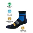 thumbnail image 3 of Wrangler Men's Half Cushion Quarter Socks, 3 Pack, 3 of 3