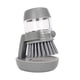 thumbnail image 1 of Cepillo dispensador de jabón para fregar palma con bandeja de goteo, cepillo de lavado para platos, ollas, sartenes, limpieza del fregadero (gris) Sailing Electrónica, 1 of 5