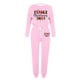 thumbnail image 4 of Puntoco Conjunto de pijama cómodo para mujer, con estampado de letras de invierno, cuello redondo, manga larga, pantalones, ropa informal para el hogar, 4 of 4