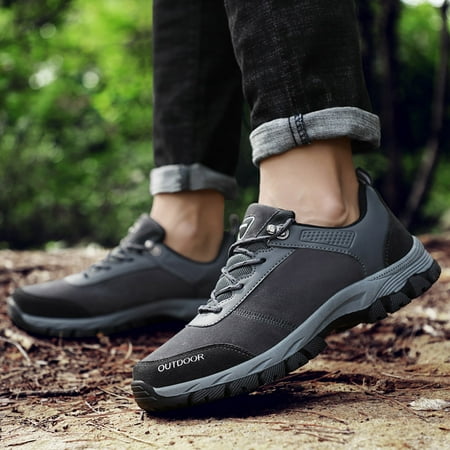 

Cuhas-Fashion Men s New Outdoor Hiking Shoes Non-Slip Wear-Resistant Walking Shoes