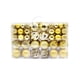 thumbnail image 2 of Kearding 101 piezas de decoraciones navideñas duraderas y confiables, bolas colgantes para decoración del hogar, fiesta de boda Kits de decoración para fiestas oro 101PCS, 2 of 6