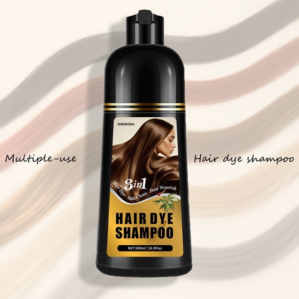Light Brown Hair Dye Color Shampoo in Minutes, Instant Color