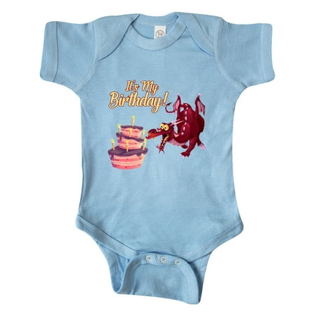

Inktastic It s My Birthday Dragon Gift Baby Boy or Baby Girl Bodysuit