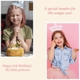 thumbnail image 2 of Birthday Gift for 4 to 9 years old, Pink Pearl and Rhinestone Lucky Number Bracelet for Girls, Daughters, Granddaughters, Nieces and Nephews, 2 of 6