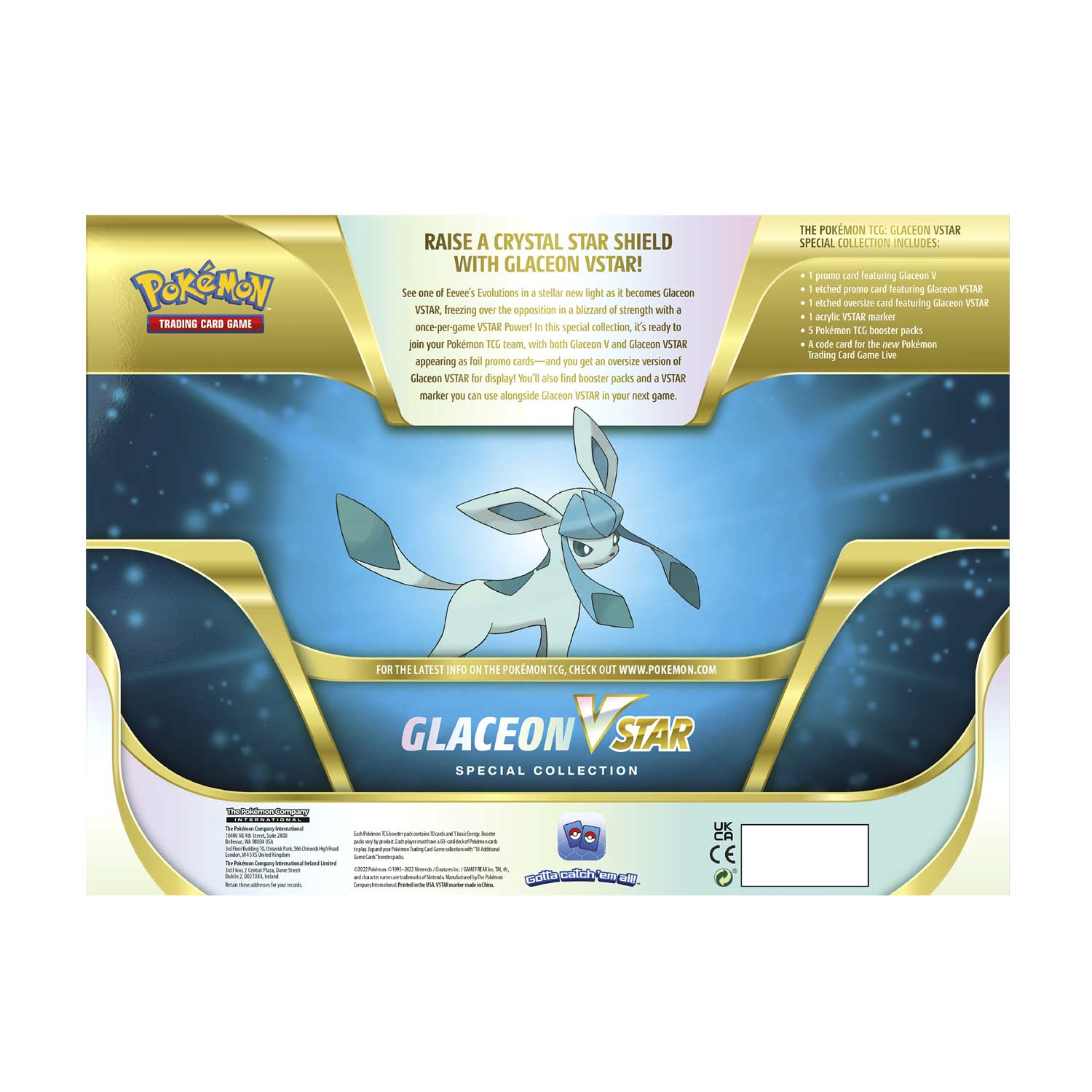 ポケモンカードゲーム Pokemon Glaceon VSTAR Special Collection Pokemon TCG: Glaceon VSTAR Special Collection [Card Game, 2