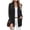 01# Black, variant on Women's Knit Cardigan Sweater Open Front with Pockets Loose Fit Long Sleeve Casual Chic Cozy Winter Outwear Lightweight S-2XL
