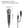 thumbnail image 2 of Mini Microphone Portable Vocal Microphone Black for Singing Pack of 1, 2 of 5