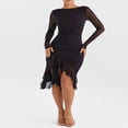thumbnail image 2 of PENGXIANG Robe à Manches Longues de Couleur Unie pour Femmes dans le Style Midi Bodycon, 2 of 6