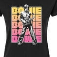 thumbnail image 3 of David Bowie - Bowie Stacked  - Juniors Fitted Graphic T-Shirt, 3 of 5
