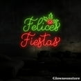 thumbnail image 4 of Glowneon Feciles Fiesas Neon Sign, Feciles Fiesas LED Sign, Spain Christmas Decor, 4 of 5