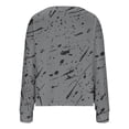 thumbnail image 4 of Puntoco Chaqueta Informal Con Botones Y Estampado De Moda Para Mujer, 4 of 5