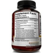 NutriFlair Mushroom Complex Supplement with 10 Mushrooms Lions Mane & Cordyceps, 90 Count