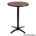 thumbnail image 5 of KFI Studios Mode 2.5' Round Bistro Table, Graphite Nebula, Arched X-Base, 5 of 5