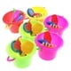 thumbnail image 1 of Juego de 6 cubos de playa con juguetes de plástico para jugar en la arena y la cuchara. Juego educativo para niños (patrón y color aleatorios, 4 piezas por juego)., 1 of 8