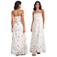 thumbnail image 3 of Michellecmm  Women Tube Dress, Strapless Backless Fruit Print Swing Dress, 3 of 9