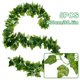 thumbnail image 3 of Guirnalda De Vid Artificial Simulación Plantas De Imitación Vides Colgantes Hojas Falsas Verdes Plantas De Plástico De Ratán Decoración De Pared Para Boda Fiesta Jardín Hogar Decoración Al Aire Libre, Muyoka Hogar, 3 of 7