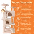 thumbnail image 2 of Torre Árbol Rascador Poli Pets varios Niveles con escalera, 2 of 7