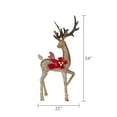 thumbnail image 6 of Indoor/Outdoor Light-Up Glitter Deer Family Christmas Decoration with 210 LED Lights, Warm White, Set of 3, by Holiday Time, 6 of 6