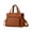 Brown, variant on Fashion Travel Backpack Bag 15.35 in, Large Capacity Plastic Yoga Gym Backpack with Wet Dry Separation Crossbody Strap and Handheld Carry Design for Fitness Travel Daily Use (Pink)
