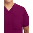 thumbnail image 3 of Healing Hands Purple Label - Men's Jake Top 's Three Pocket V-Neck Scrub Top, 3 of 8