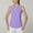 Purple, variant on LYEAA Yoga Tank Tops for Women Sleeveless Crew Neck Spring Summer Fitted Casual Tee Shirts Solid Sports Vacation Beach Fashion Pullover Vest Breathable Soft Loungewear Going Out Clothes Pink S