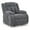 Gray, variant on Bowery Hill Contemporary Polyester Brown Finish Power Recliner