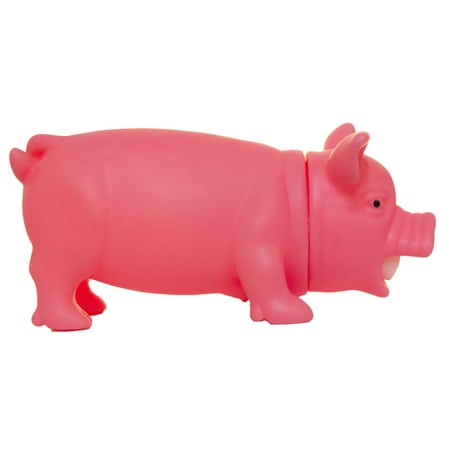 8 Inch Squeezable Rubber Squealing Pig Figurine (Best Pig Squeal Bands)