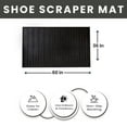thumbnail image 4 of Envelor Wave Shoe Scraper Mat Doormat Outdoor Rubber Mat for Floor Indoor Outdoor Mat for Home Entrance Heavy Duty Commercial Rubber Floor Mat Garage Entry Foot Scraper Door Mat Outside 36 x 60 inches, 4 of 12