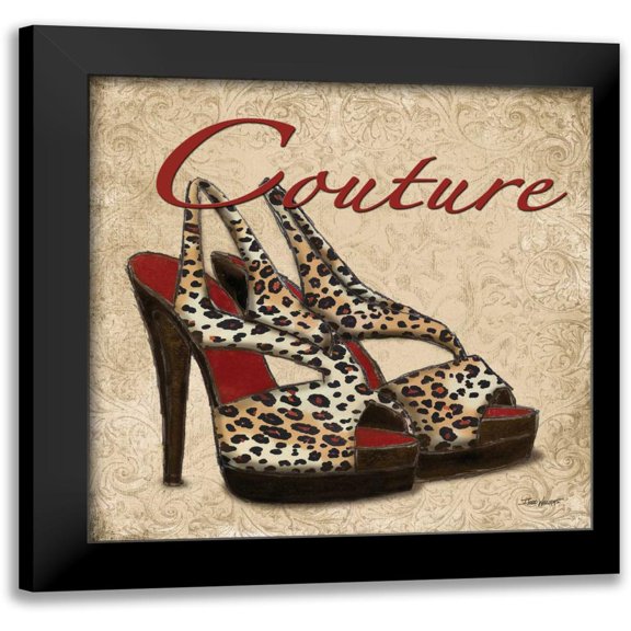 Williams, Todd 12x12 Black Modern Framed Museum Art Print Titled - Couture Shoes