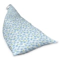 thumbnail image 2 of Watercolor Flowers Lounger Chair Bag, Opium Poppy Field Botanical Essence Spring Vibe Feminine, High Capacity Storage with Handle Container, Lounger Size, Pale Green Pale Blue, by Ambesonne, 2 of 5