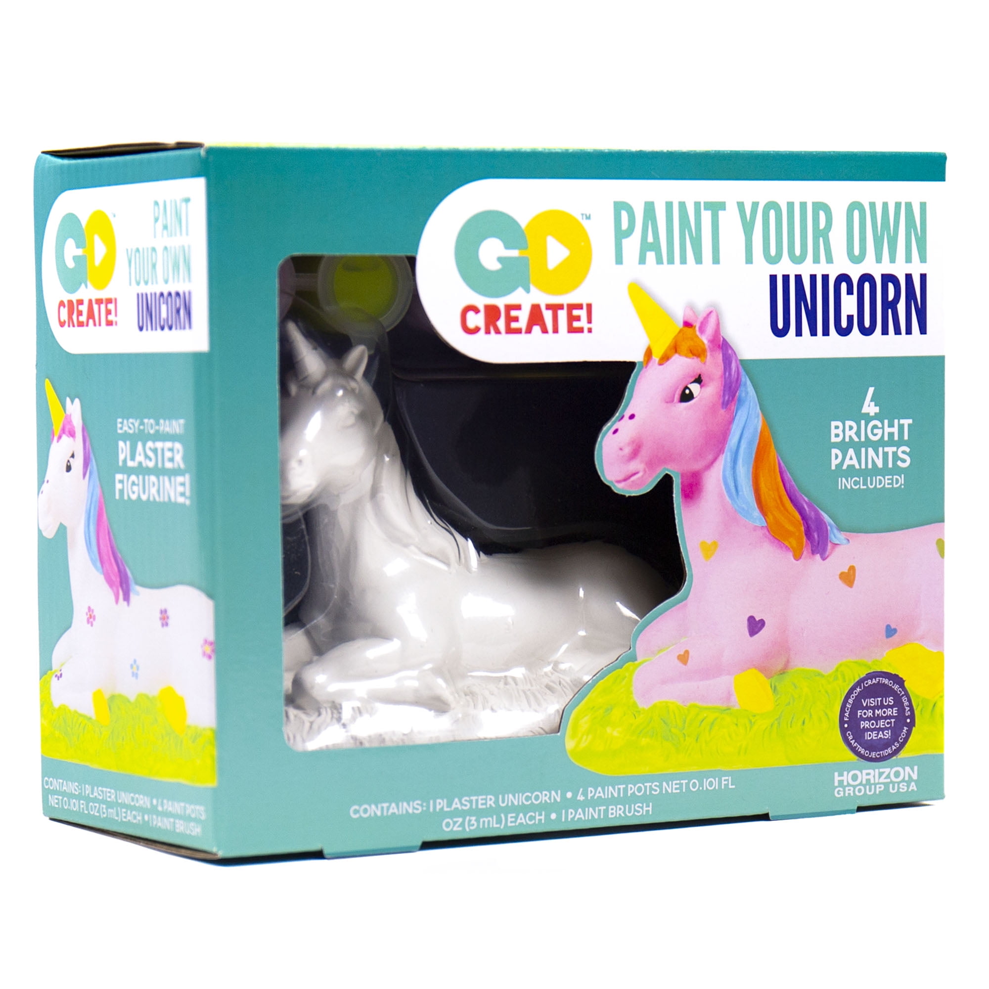 Unicorn DIY Pottery Painting Kit, Rainbow Castle Ceramic Art Kits for Kids, Kids  Art Kits, Craft Supplies, Art Party Supply, Art Box 